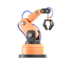 robot arm emoji 3d