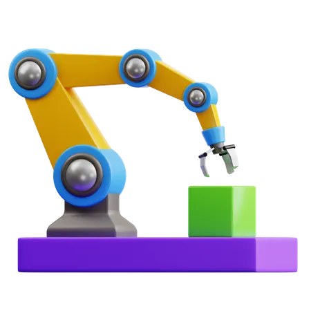 Industrial Robotic Arm  3D Icon