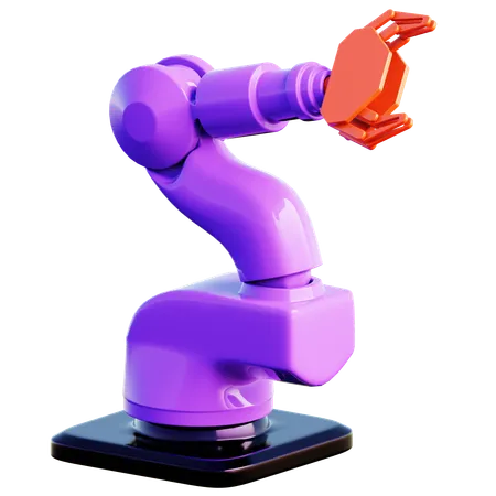 Industrial Robotic Arm  3D Icon