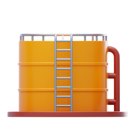 Industrial Tank  3D Icon