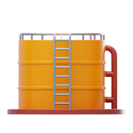Industrial Tank  3D Icon