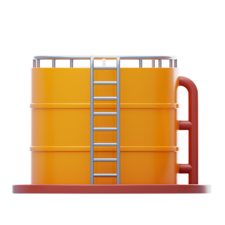 Industrial Tank  3D Icon