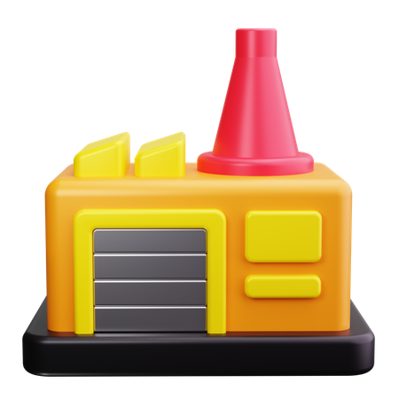 Industrie  3D Icon