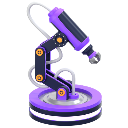 Industrieroboter  3D Icon