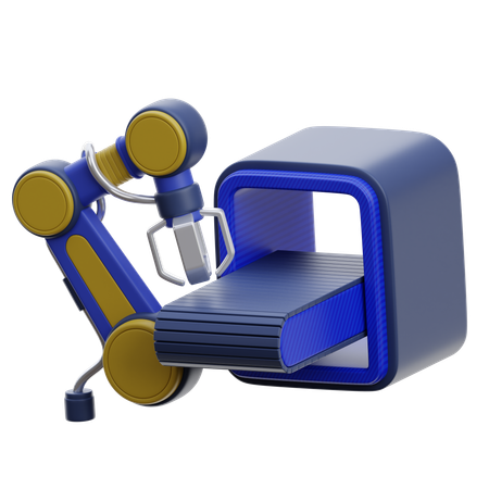 Industrieroboter  3D Icon