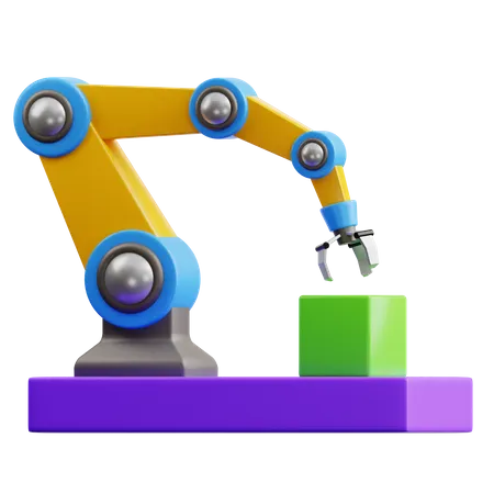 Industrieller Roboterarm  3D Icon