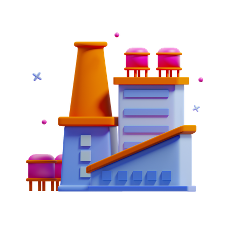 Industry  3D Icon