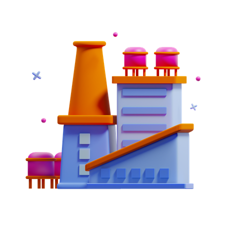 Industry  3D Icon