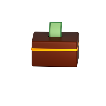 Infaq Box  3D Icon