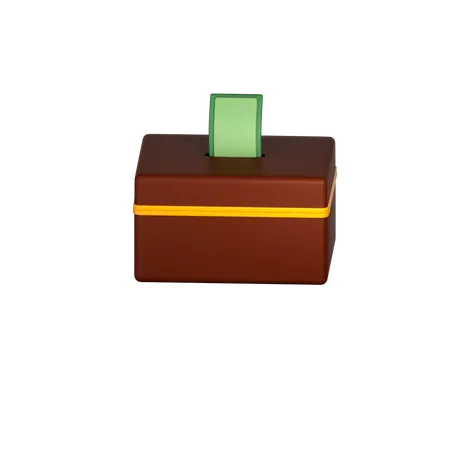 Infaq Box  3D Icon