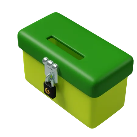 Infaq box 3D Icon
