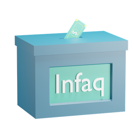 Infaq Box  3D Icon