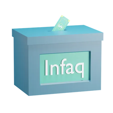 Infaq Box  3D Icon