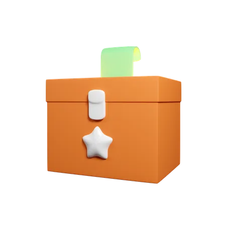 Infaq Box 3D Icon