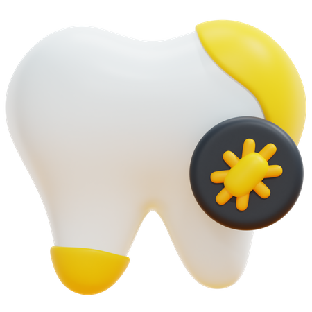 Infección dental  3D Icon