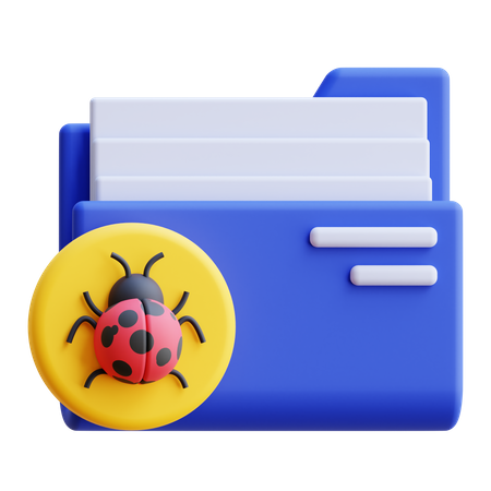 Infected Folder  3D Icon