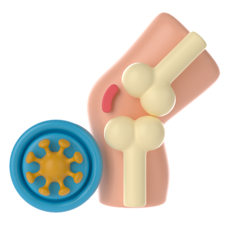 Infectious joint disease  3D Icon