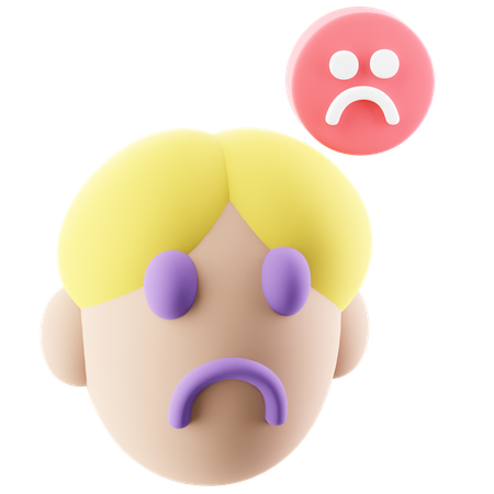 Infeliz  3D Icon