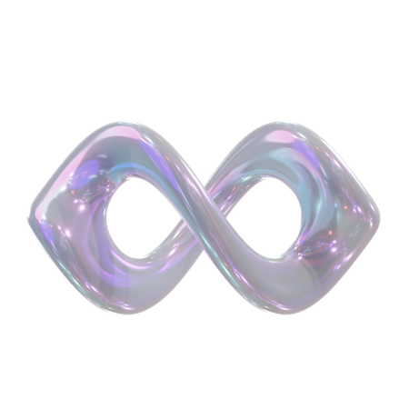 Infinite Abstract Shape  3D Icon