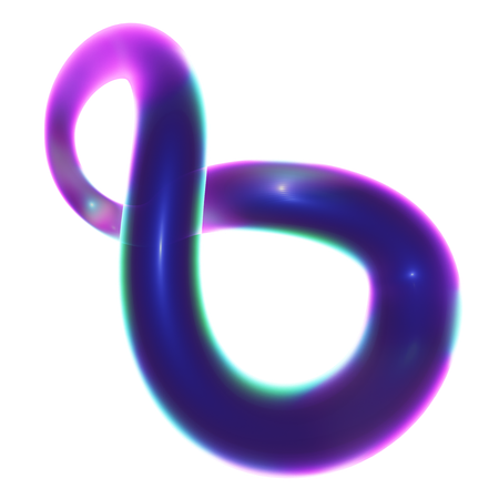 Infinite Abstract Shape  3D Icon