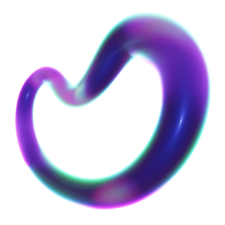 Infinite Abstract Shape  3D Icon