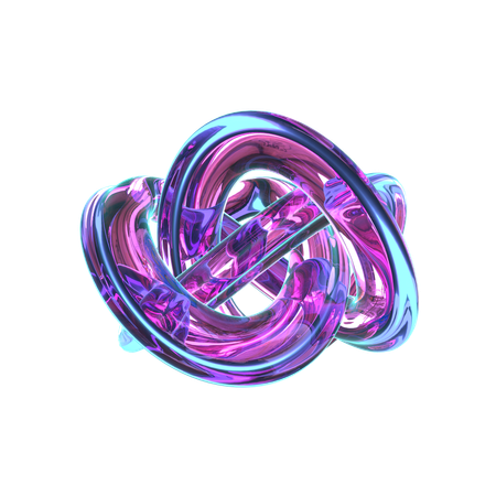 Infinite Abstract Shape  3D Icon