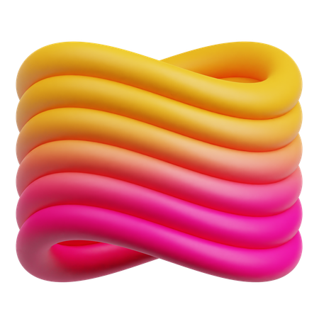 Infinito abstrato  3D Icon
