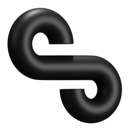 Infinity Abstract Shape  3D Icon
