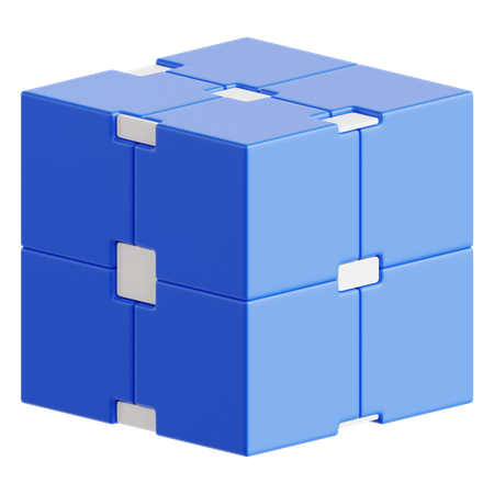 Infinity Cube Toy  3D Icon