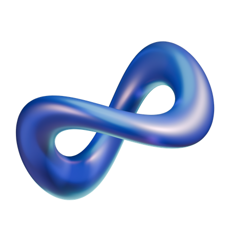 무한 루프  3D Icon