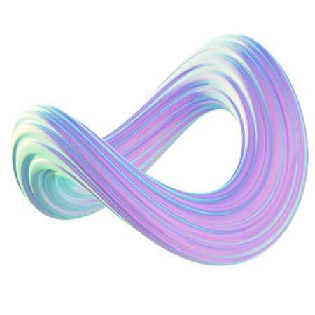 Infinity Shape  3D Icon