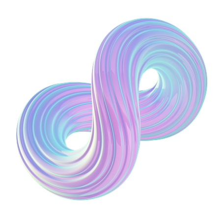 Infinity Shape  3D Icon