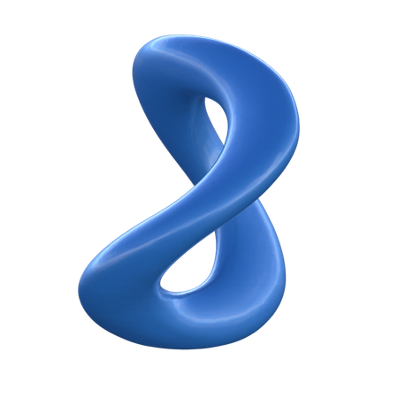Infinity Shape  3D Icon