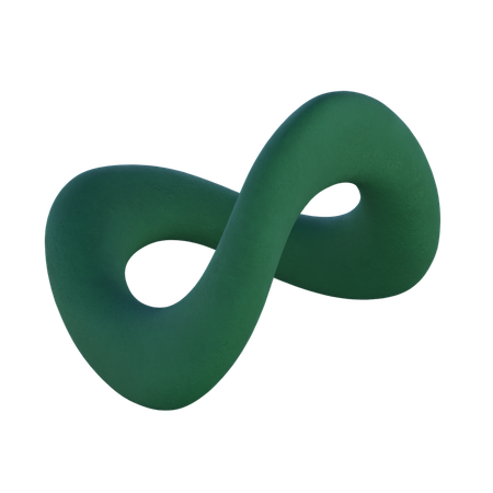 Infinity Shape  3D Icon