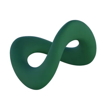 Infinity Shape  3D Icon