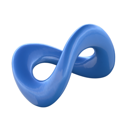 Infinity Shape  3D Icon