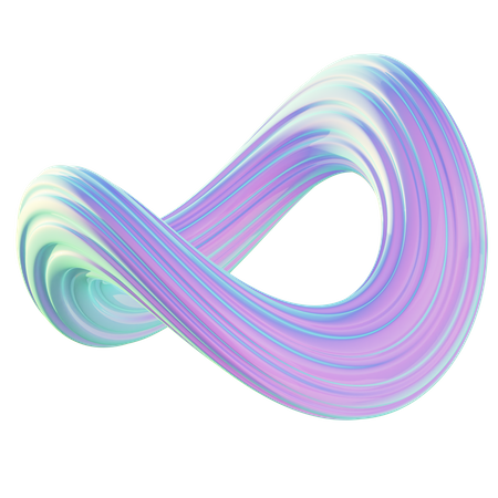 Infinity Shape  3D Icon
