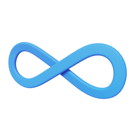Infinity Symbol 3D Icon