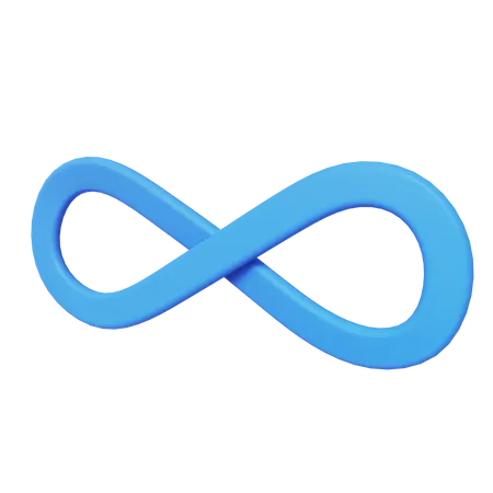 Infinity Symbol 3D Icon