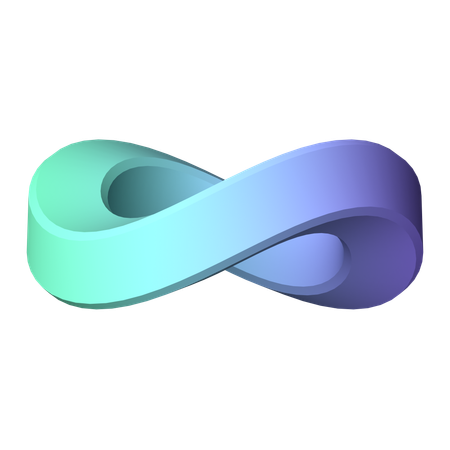 Infinity Symbol Loop  3D Icon
