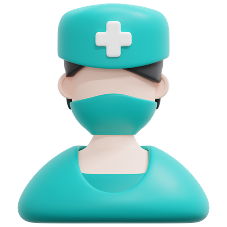 Infirmier  3D Icon