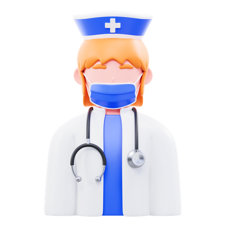 Infirmière  3D Icon