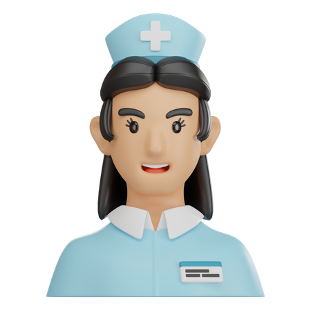 Infirmière  3D Icon