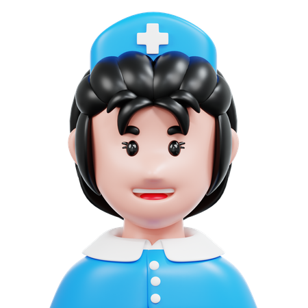 Infirmière  3D Icon