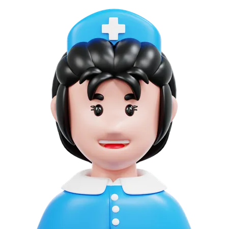 Infirmière  3D Icon