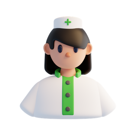 Infirmière  3D Icon