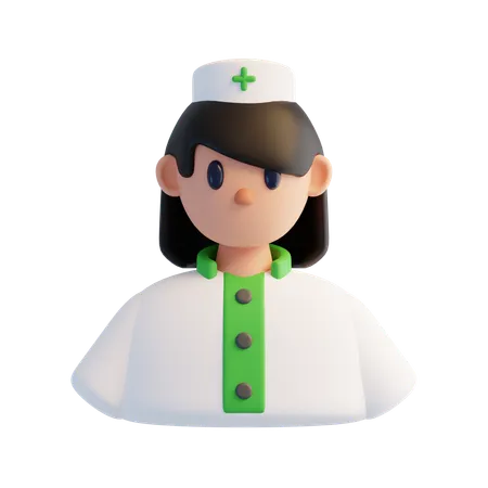 Infirmière  3D Icon