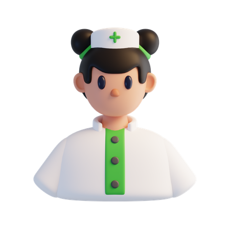 Infirmière  3D Icon