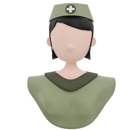 Infirmière  3D Icon