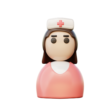 Infirmière  3D Illustration